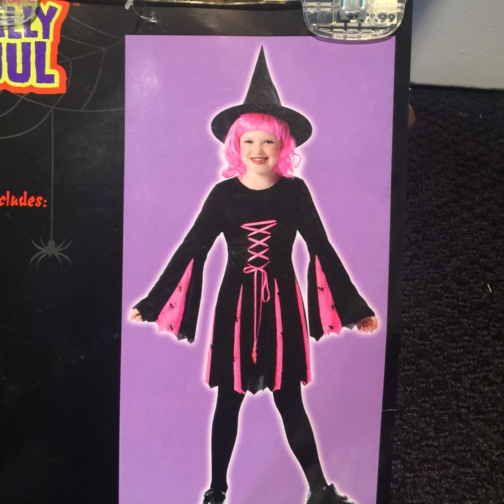Spider Witch Costume and Witch Hat